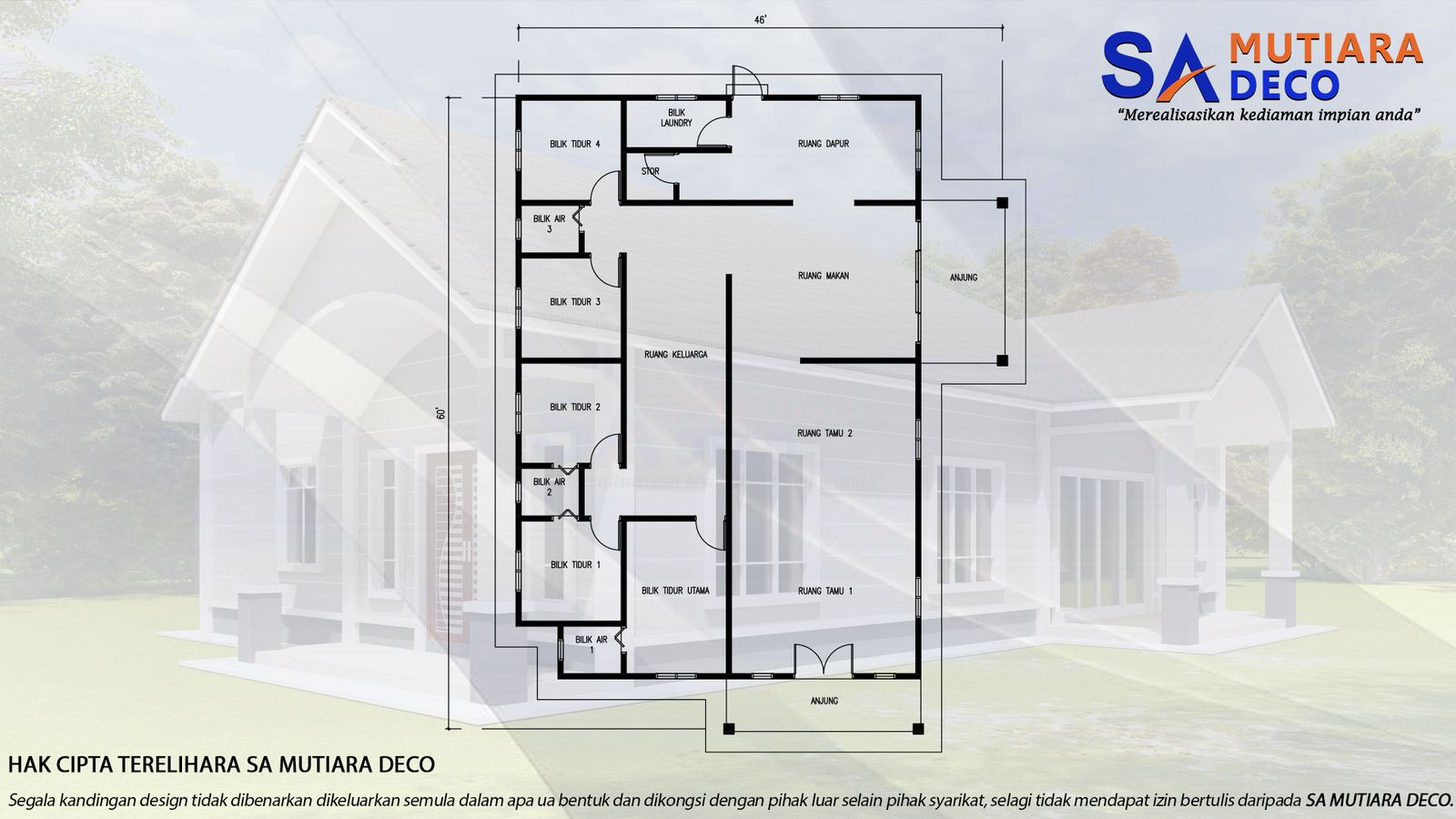 Mutiara Mulia 2280 - Floor Plan